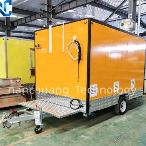 Customized Fiberglass Event Mobile Food Beverage Service Trailer High Volume Capacity for Snack Food Candy Fast Food Outdoor